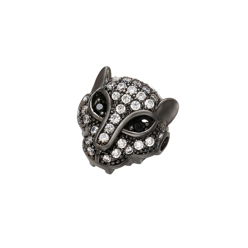 11*11mm migliore Qualità in Ottone cubo Zirconia Leopardo Perline per Gioielli FAI DA TE Che Fanno, Foro: 1.5 millimetri, VZ168, VZ230