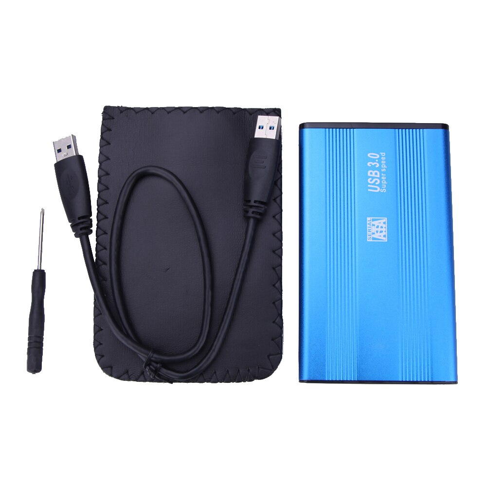 Alumínio sata hd drive gabinete 2.5 polegada usb 3.0 super velocidade disco rígido externo hdd caixa de caixa quente pluggable swappable