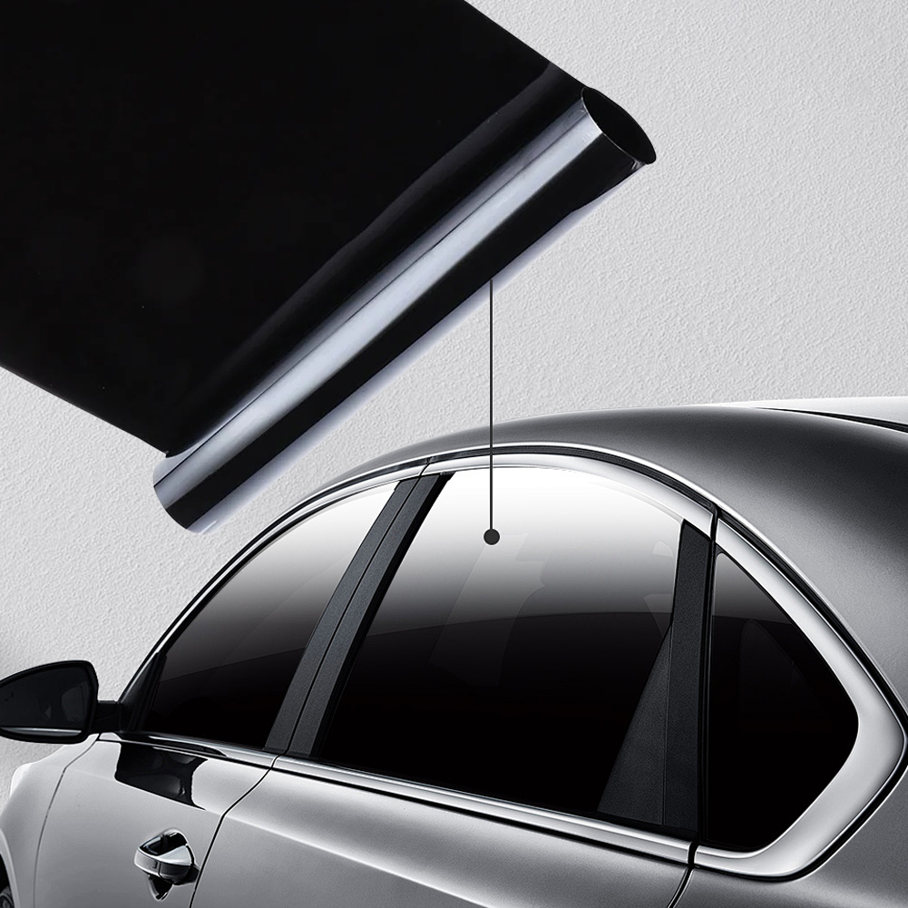 1 rull solfilm til bilvinduer, 50 cm x 3m glassklistremerker, 1/5/15/25/35/50 prosent glass sommer uv-beskyttelsesfilmer