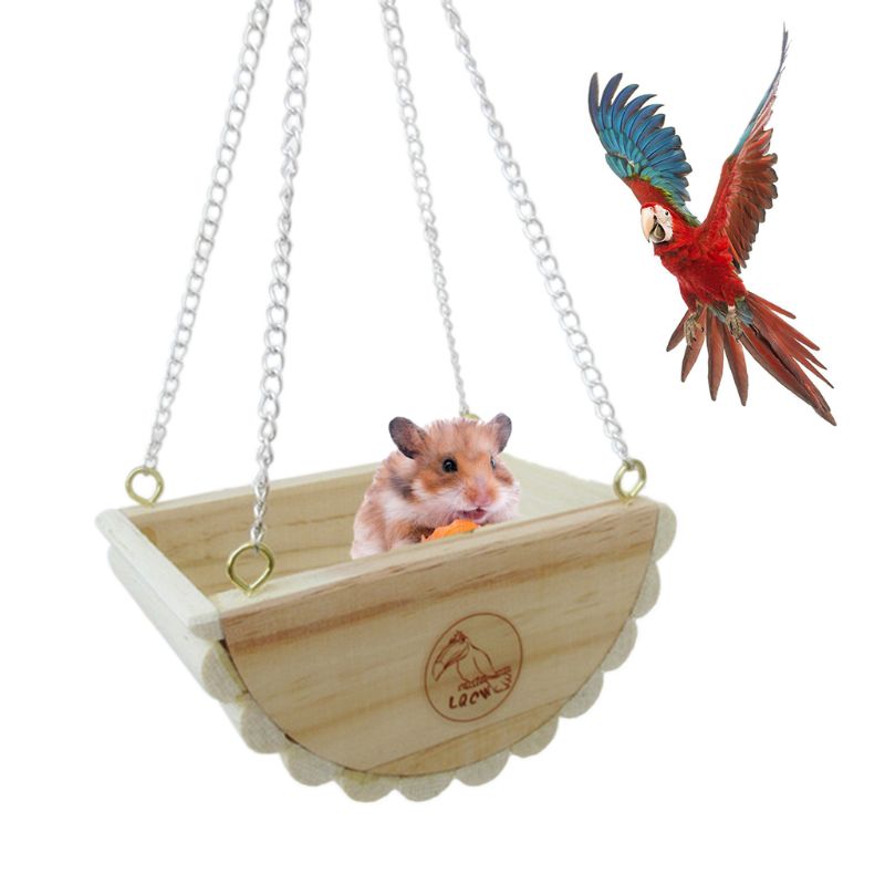 hamster naturlig tre huske hvile seng reir kurv hus leke til gerbil rotte mus bur mus små dyr abbor stativ treningsleke