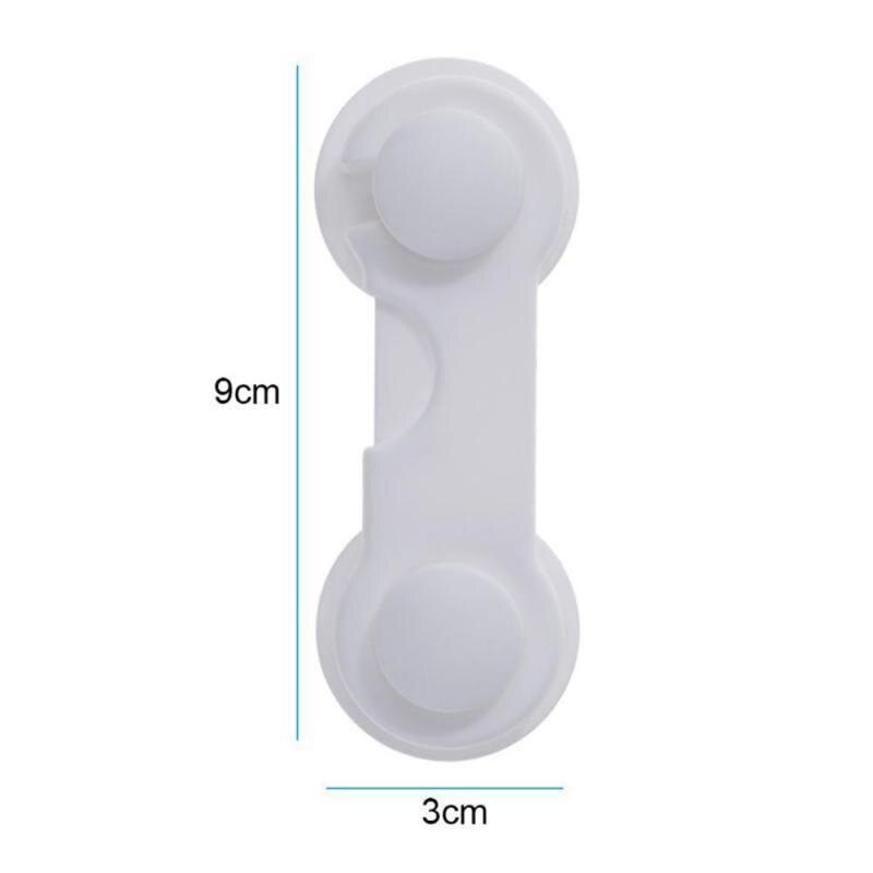 1/10 Kind Veiligheid Kabinet Lock Baby Anti-Diefstal Protector Voorkomen Baby 'S Van Opening De Deur Op Zal Plastic veiligheidsslot