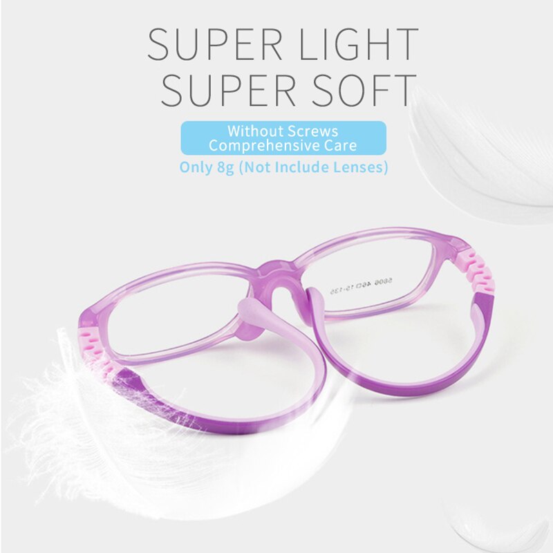 Lunettes Anti-lumière bleue pour enfants, écran pour garçons et filles, matériaux respectueux de l'environnement, couleurs bonbons, en Silicone