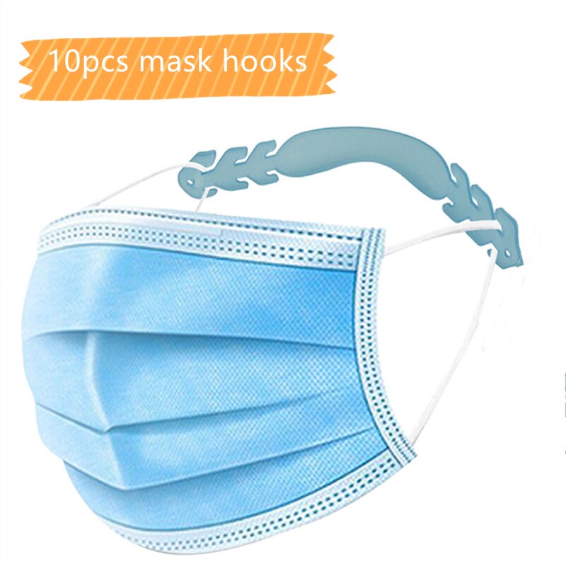 Kleurrijke Verstelbare Anti-Pijn Masker Oor Grips Gezichtsmasker Extension Haak Maskers Gesp Houder Oor Protector 10 stuks