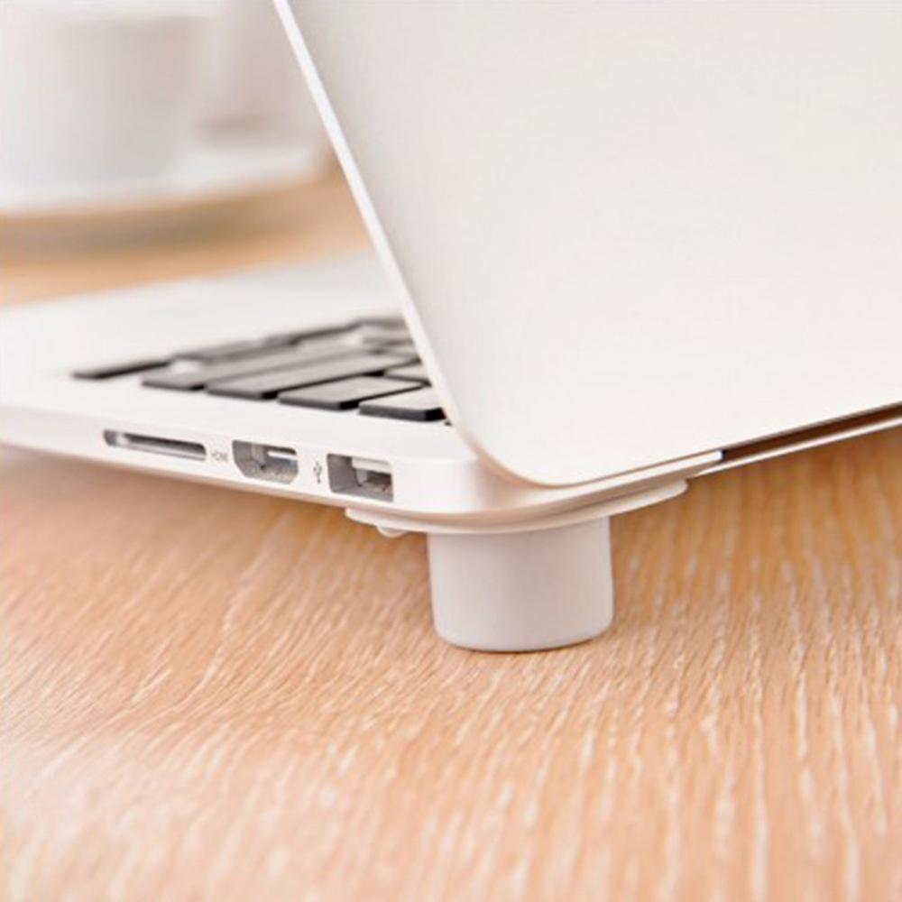4 Pcs/lot Notebook Accessory Laptop Heat Reduction Pad Cooling Feet Stand Holder Desk Set Stationery Office Accessories Supplies