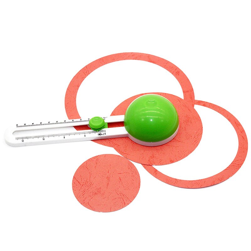 Circulaire Papier Cutter Cut Cirkel Papier Roterende Cirkel Cutter Craft Levert