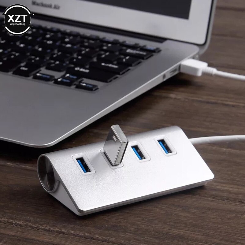 Universal USB HUB High Speed 5Gbps Multi Light USB 3.0 4 Port Multi HUB Splitter Aluminum Adapter Expander for PC Laptop