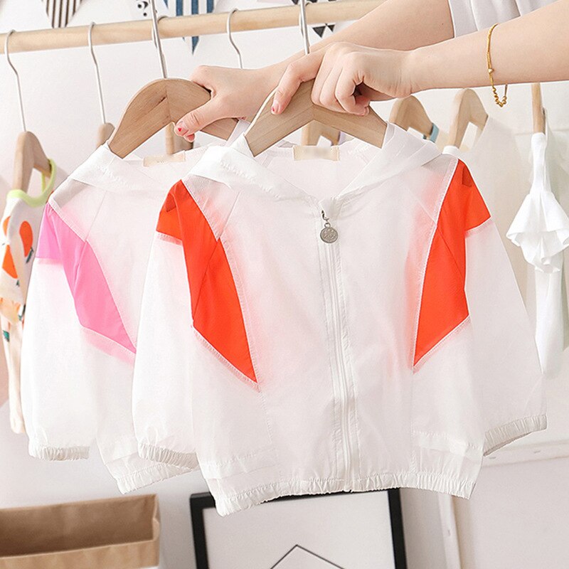 Manteau imperméable au soleil pour bébés garçons filles | Manteau de protection contre le soleil, léger et respirant, pour enfants, vestes de climatisation pour enfants