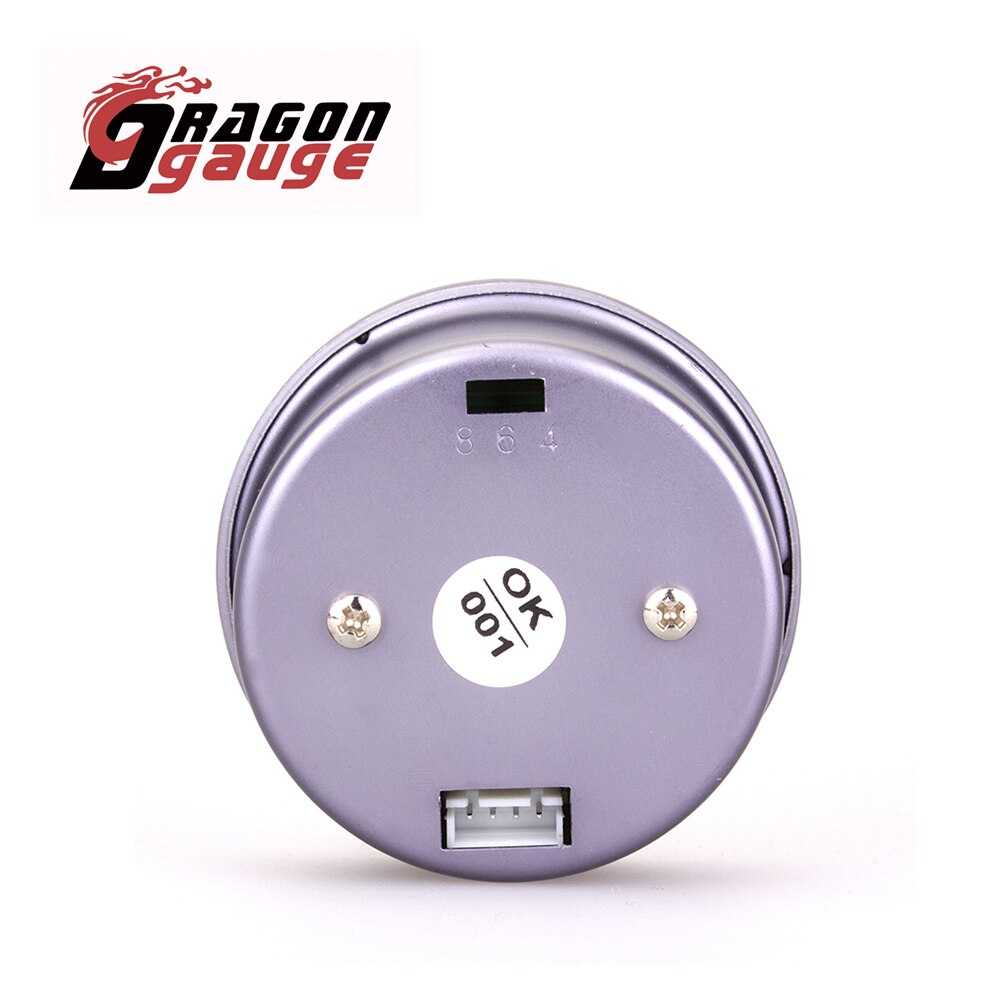 DRAGON GAUGE 2.5 " 60mm Tachometer Voltmeter Air Fuel Ratio Boost Gauge Water Temp Oil Temp Oil Press With Warning Function