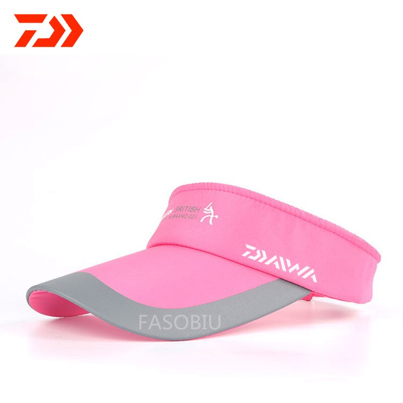 Daiwa-Sombrero de pesca de secado rápido para hombre y mujer, gorro de Sol de secado rápido con tapa vacía para viaje, gorro de pesca para hombre y mujer, gorro de tenis para exteriores: Photo Color 08