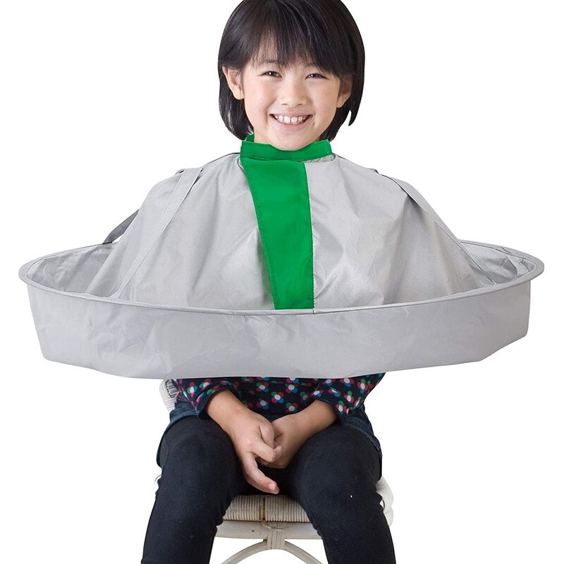 Hair Cutting Cape Umbrella Cloak Hair Catcher for Adult Barber Hairdressing Kit