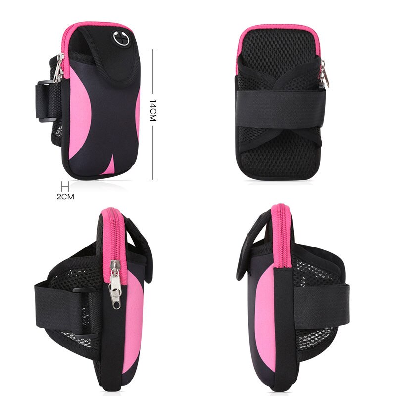 Brassard de téléphone portable en plein air, sac de bras pour téléphone portable, équipement de sport étanche, sac de bras pour hommes et femmes, support d&#39;entraînement pour téléphone portable