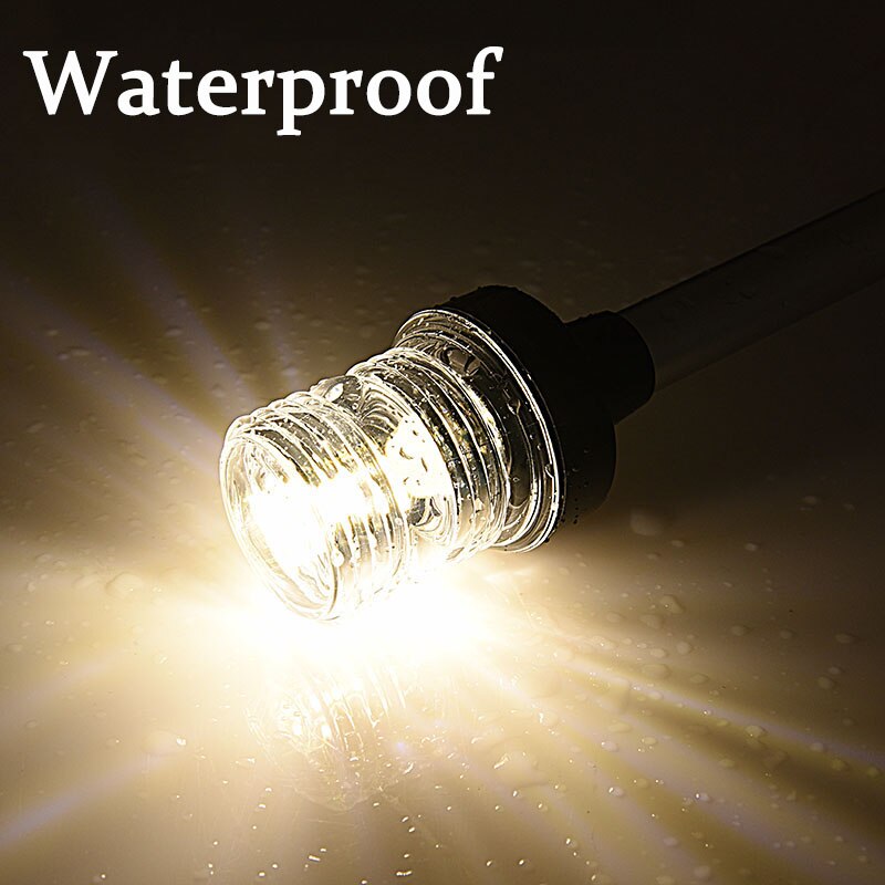 12 Inch Fold Down Boat Navigation Light LED Navigation Light 12~24V Fit Boat Marine Stern Anchor Sailing Signal Light