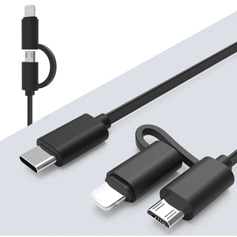 Nuovo 3-in-1 caricatore per auto retrattile a tiraggio singolo adattatore per ricarica rapida accendisigari per iphone porta androide di tipo C