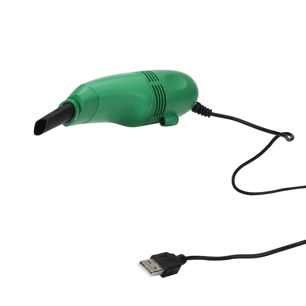 Mini Computer Vacuum USB Keyboard Cleaner PC Laptop Brush Dust Cleaning Kit Vaccum Cleaner Computer Clean Tools For Macbook Air: Green