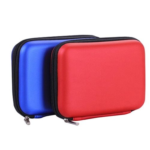 1 pc Portable EVA & Nylon Hard Disk Carry Case Bag for Hard Disk/Power Bank/Cable/Earphones External Storage Hard Drive Bags