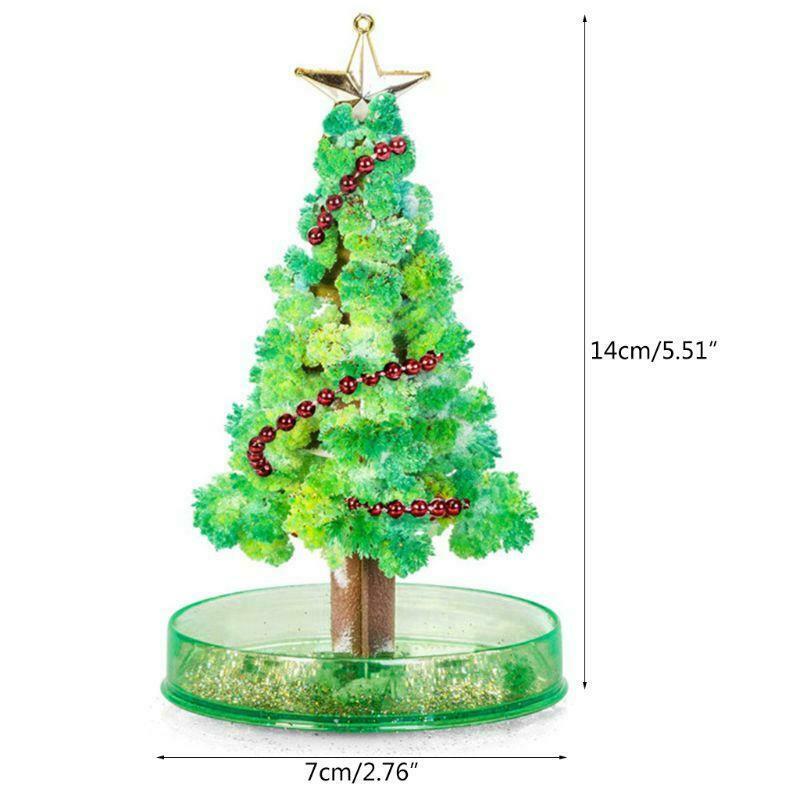 Árbol mágico para niños y niñas, cristal divertido, de Navidad