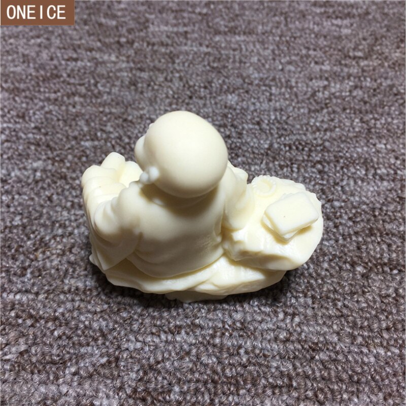 Petite statue de moine sculptée à la main, fruit ivoire, bouddha, accessoire de décoration pour la maison, artisanat, statue de personnage, nouvelle