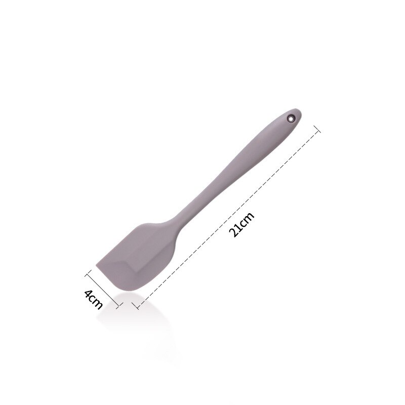 Silicone Spatula Pastry Cake Scraper Butter Spreader Kitchen Cooking Baking Accessories Heat-Resistant Utensils Tools Food Grade: small purple