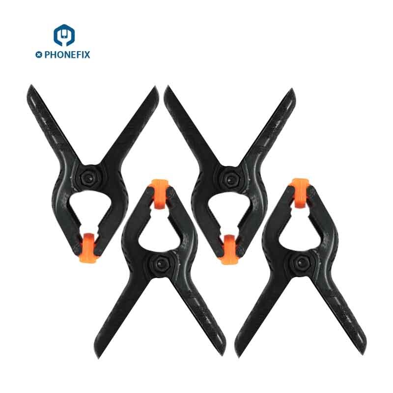 PHONEFIX Phone Screen Fastening Clamp Plastic Clip Fixture Holding Repair Tools for iPhone Repair Mobile Screen Repair Kit: 4pcs Type B