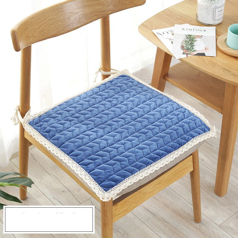Geometrische Patroon Stoelkussens Dikker Zachte Student Seat Pad Winter Warm Kantoor Stoel Zitten Mat Antislip Pluche Kruk kussens