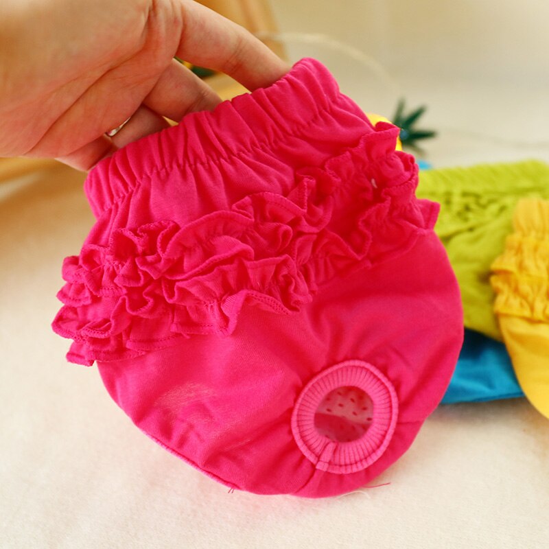 Bomull blomma hund hygien byxor valpar små små djur flicka kvinnlig husdjur katt fysiologiska anti-trakasserier mens shorts