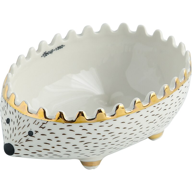 Nordic hedgehog hamster food box jewelry storage box ceramic key Storage bucket eating bowl Fruit salad bowl LB43011 trinket box
