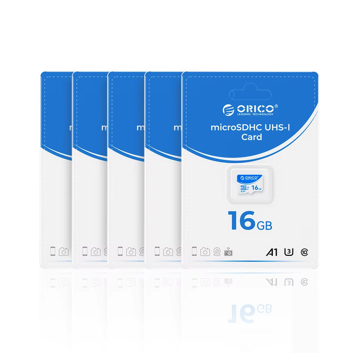 ORICO T3 128GB microSDXC UHS-I Memory Card, 70MB/s Read, 60MB/s, 4K UHD Recoding, U3, Class10, V30, A1, Micro SD for Camera: 64GB
