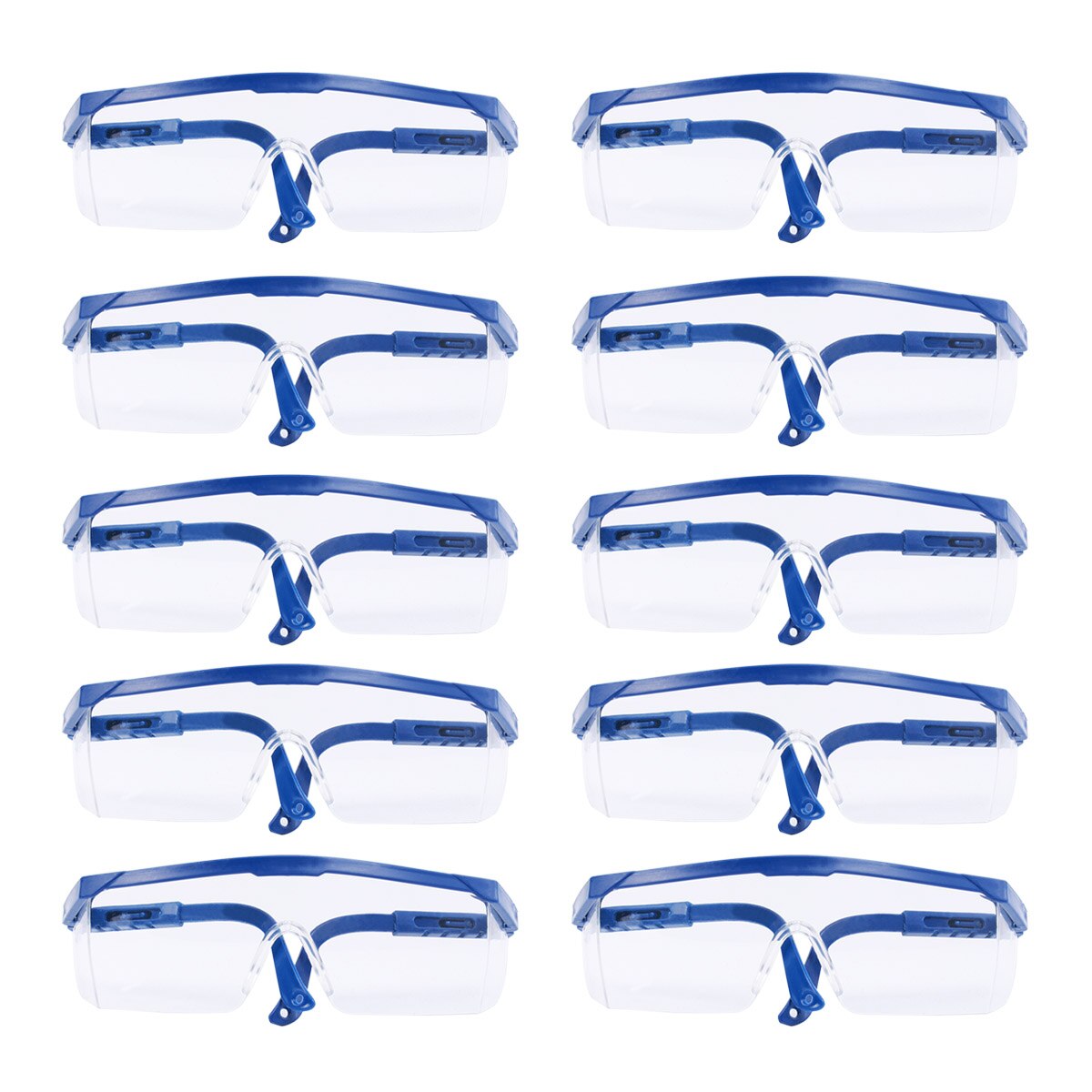 10 Stuks Wegwerp Bril Plastic Glazen Praktische Eenvoudige Home Bril Veiligheidsbril Met Maskers Voor Persoonlijke Bescherming A3