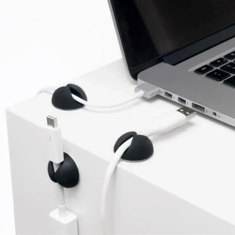 Clip de câble de données pour tableau de bord de voiture, auto-adhésif, Hub de ligne USB, support de fil, pince de fixation, organisateur de fil de bureau, accessoires