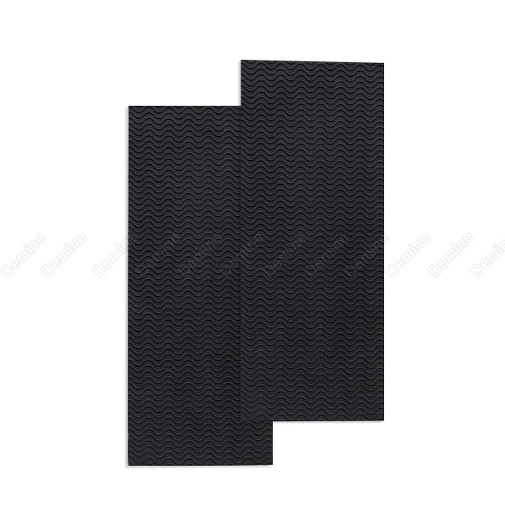 Tampons antidérapants en caoutchouc pour chaussures, protecteur de semelle pour femmes, semelles extérieures à talons hauts, réparation tapis autocollant, feuille de semelles: Black Sole