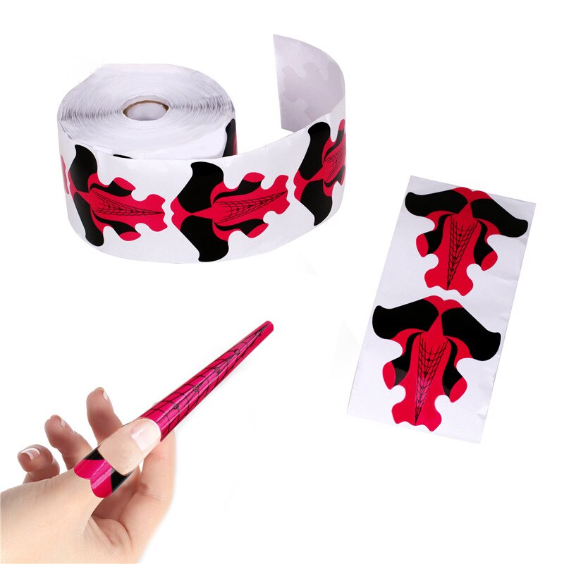 100pc/lot Nail Art Tools Nail Forms Extension Acrylic Builder Form Guide For Nail Extension Stencil Manicure Tools