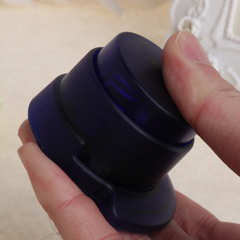 Novelty Clear Staple-Free Stapler Eco Stapler Paper Binding Binder School Office Supplies Transparent