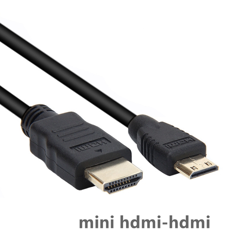 Cable Mini Micro HD a HDMI, adaptador de alta velocidad, enchufe chapado en oro para cámara, Monitor, proyector, Notebook, TV, 10M, 0,3 M, 1M: Rojo / 1,5 m