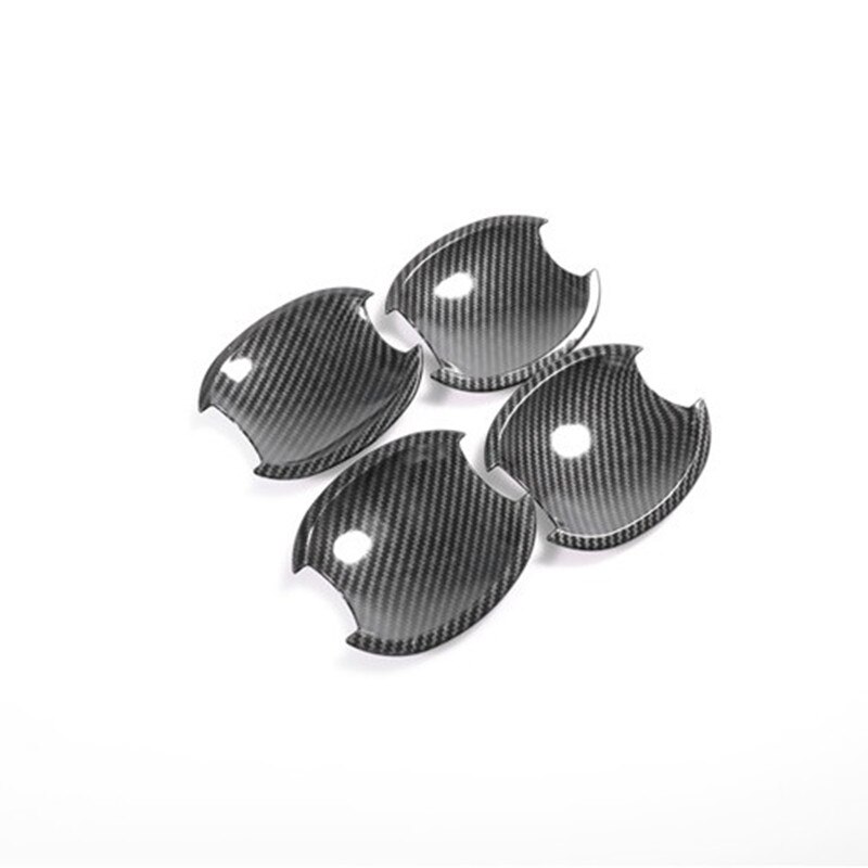 Carbon Fiber Gedrukt Auto Exterieur Deurklink Bowl Cover Trim Voor Ford Kuga Styling Accessoires