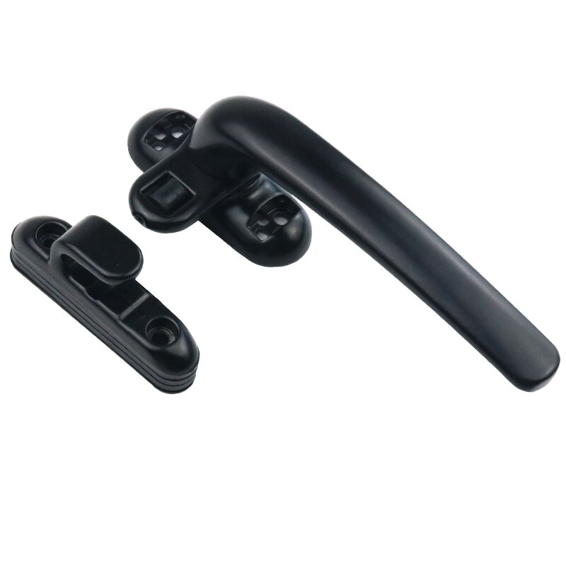 Door and Window Handle Lock Casement Window Lock Wheel Handle Black