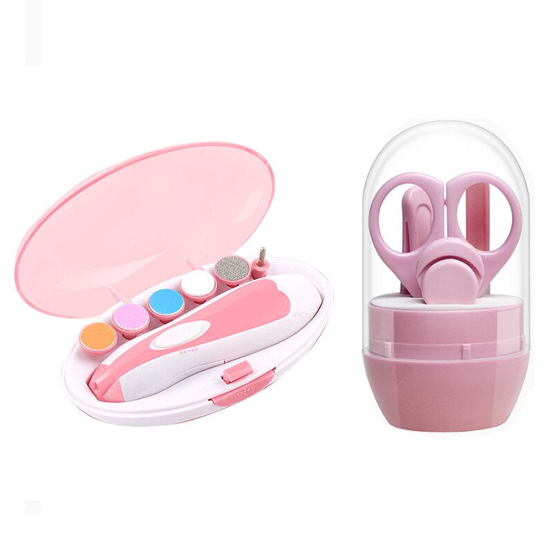 Veiligheid Elektrische Baby Nail File Clippers Tenen Vingernagel Cutter Trimmer Manicure Tool Manicure Pedicure Care Tool Set Voor Kinderen: 06