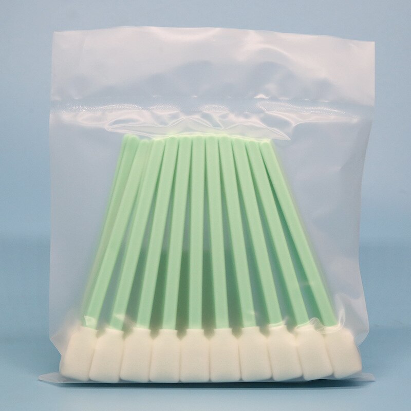 100 Stuks Wattenstaafjes Voor Roland Epson Mimaki Mutoh Grootformaat Solvent Printer Printkop Cleaning Spons Stok Swabs Knoppen Foam