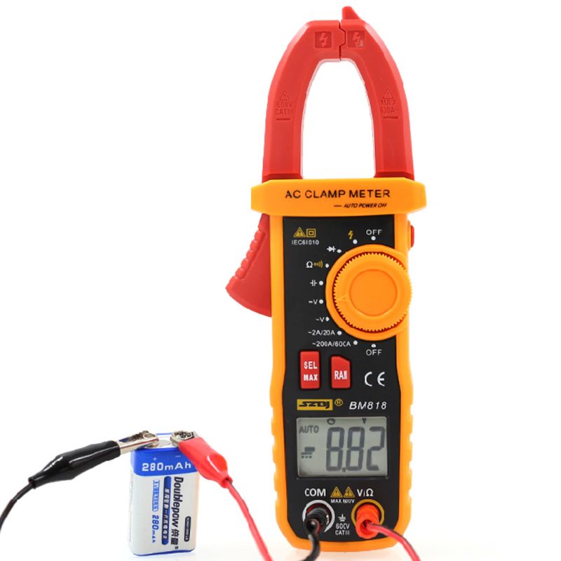 BM818/BM819 Digitale Multimeter Stroomtang Auto Range Meting Voltmeter