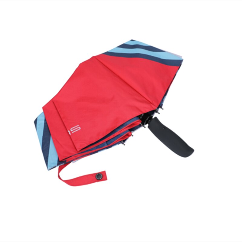 Parapluie Original pour Porsche Cayenne 911 Palamela macan, pliable entièrement automatique, pour voiture, équipement de pluie: Rouge