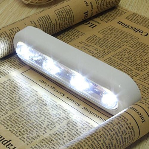 Lightinbox impostato di 2 FAI DA TE Bastone-in poi Ovunque 4 portato tocco Attivato rubinetto Spingere Bianco Luce di Notte Alimentato A Batteria operato