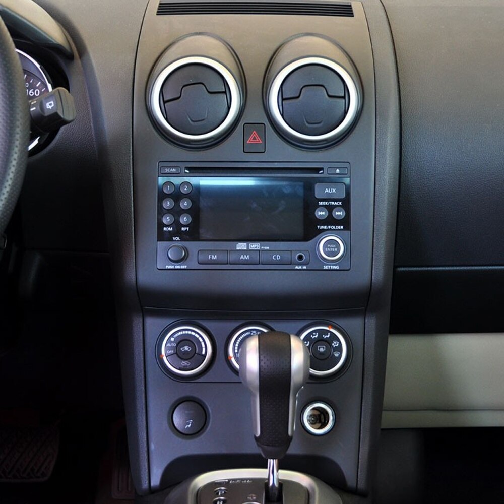 For nissan qashqai gps navigation 2 din monteringsdeksel bilstereo radio dvd fascias dash panel plate trim kit cover
