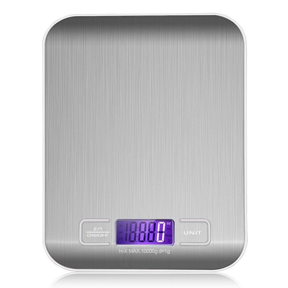 Ozeri Digital Kitchen Weight Scale Household Food Scales Electronic Stainless Steel Slim LCD Digital Electronic Weighing 5/10KG