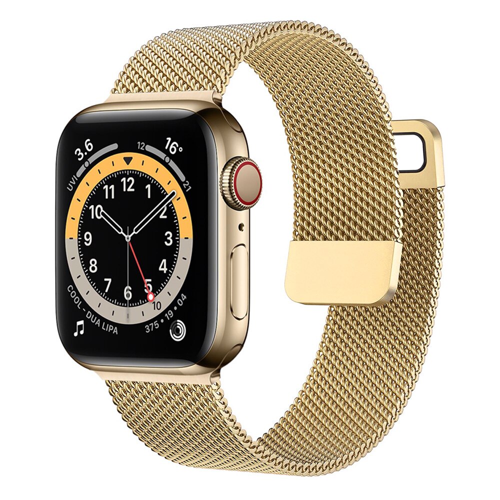Milanolainen loop-ranneke apple watchille, metalliranneke 45mm 44mm 41mm 49mm 38mm 42mm iwatch series 9 8 7 6 5 4 se ultra -kellolle