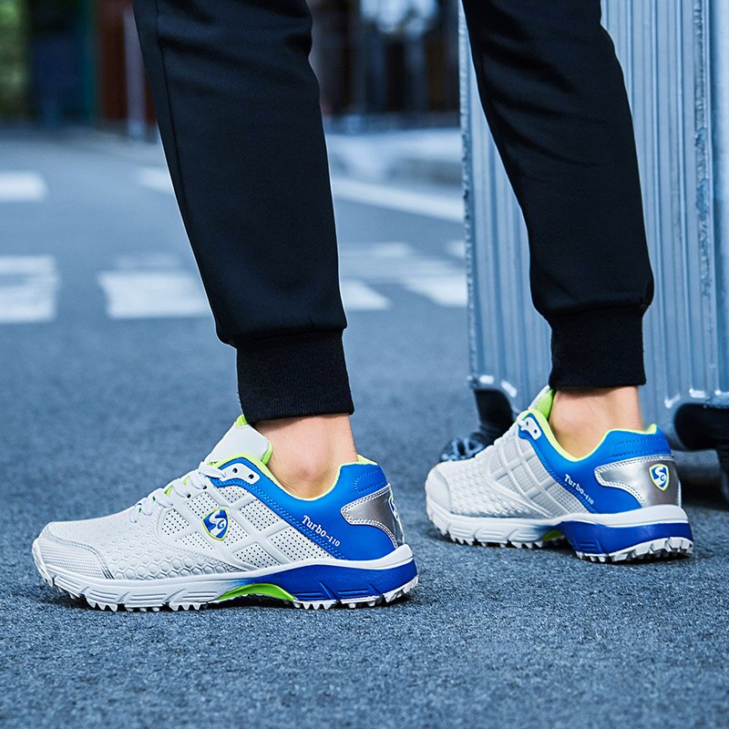 Golfsko til mænd udendørs bløde sportssko til mænd behagelige skridsikker golfsneakers herre letvægts grøn grå