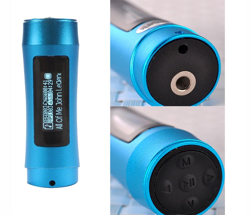 Echt Waterdicht IPX8 Muziekspeler Onderwater Sport Speler 1.0 "Scherm 4Gb/8Gb Fm Zwemmen Duiken MP3 Speler