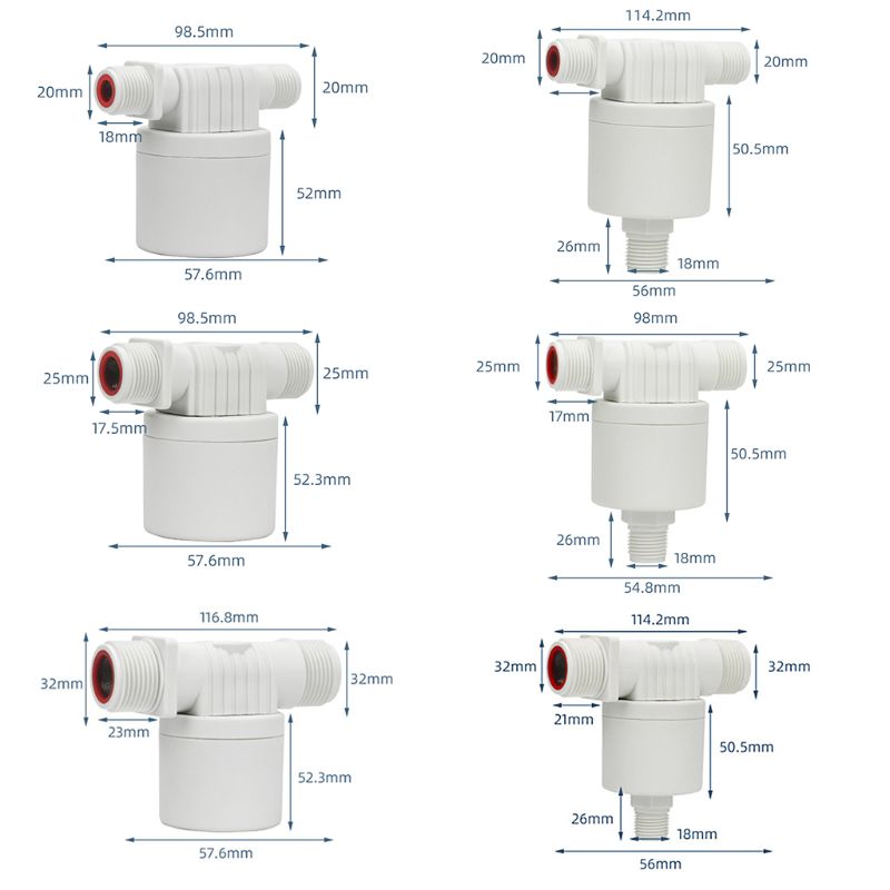 1/2\" 3/4\" 1\" Automatic Water Level Control Valve Tower Tank Floating Ball Valve 449C