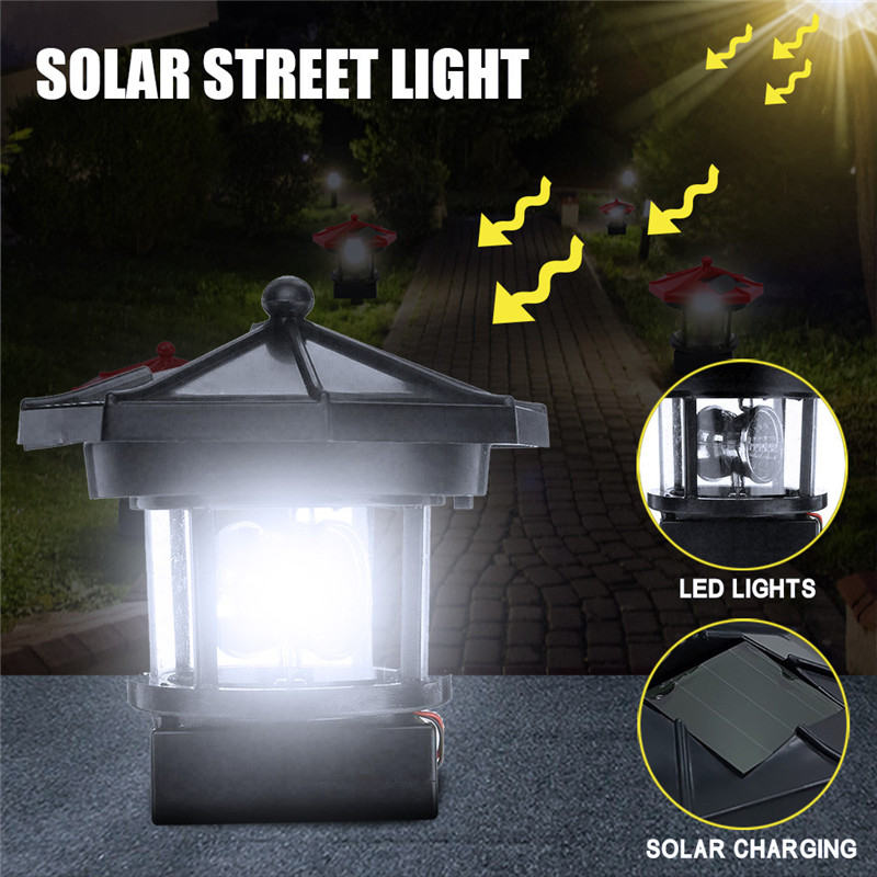 Outdoor Decor Lamp Led Solar Light Statue 360 rotating Light Yard Garden Light Adustable Lighting Angle Led Security Lighting