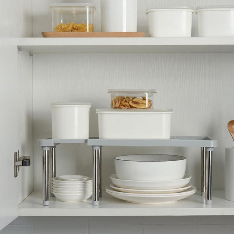 Closet Organizer Storage Shelf for Kitchen Rack Space Saving Wardrobe Decorative Shelves Cabinet Holders Retractable Shoe Rack