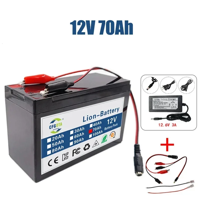 Batterie 12 V – supérieure pour une longue endurance dans l'énergie solaire et les applications de véhicules électriques BMS intégré: Violet