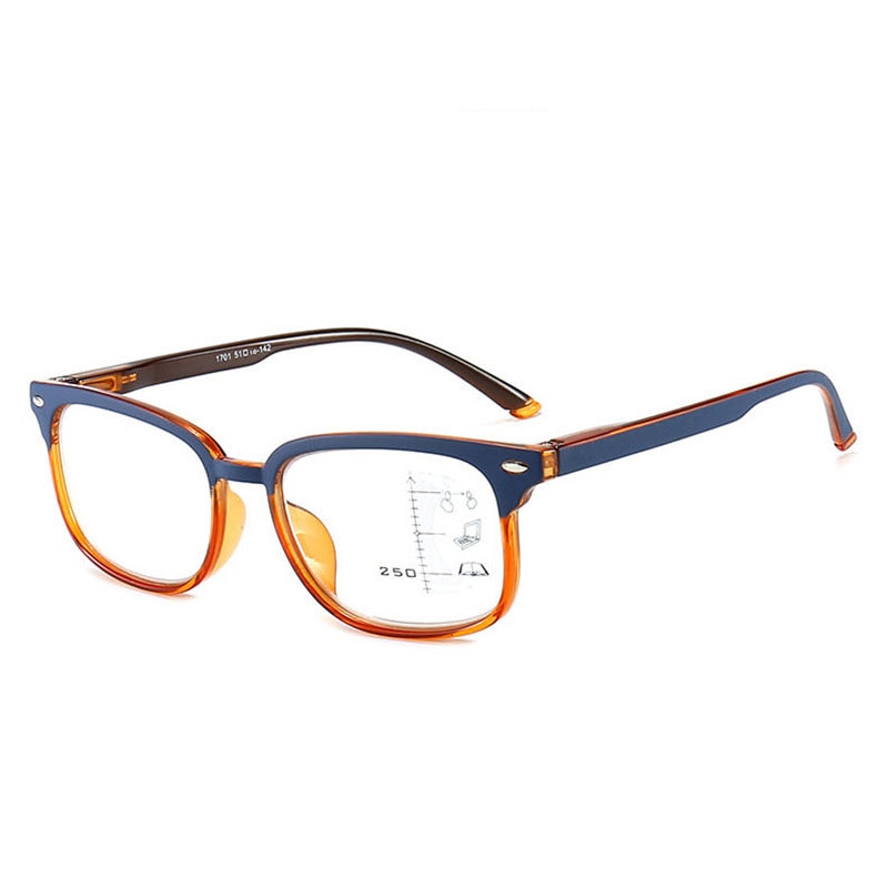 Ahora Smart Progressive Multifocal Reading Glasses Anti Blue Light Prebyopia Spectacles Eyeglasses Hyperopia Eyewear+1.0to+4.0